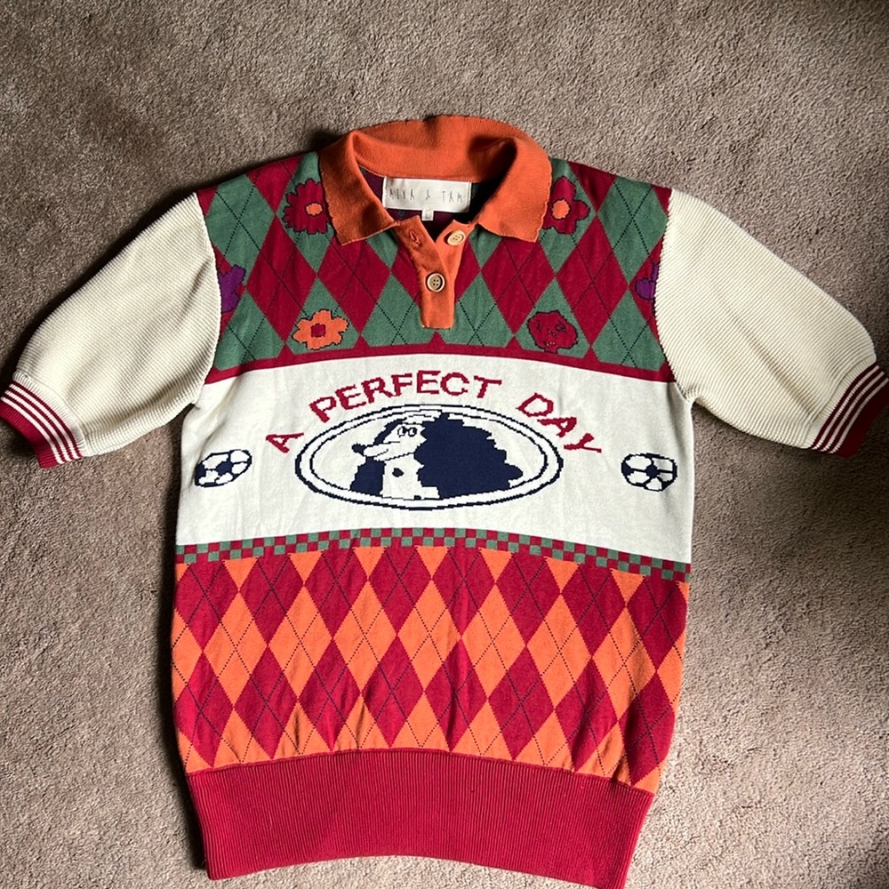 Kina and Tam “A Perfect Day” sweater. Large.